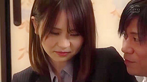 08296 Beautiful office lady sharing a room