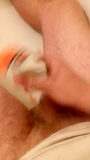 2/2 piss, jerk and cum in girlfriends sock