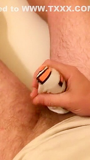 2/2 piss, jerk and cum in girlfriends sock