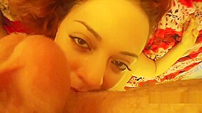 3 - sexy italian bitch loves licking male feet, ass and good cock (swallow)