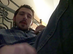 420 friendly male masturbation session