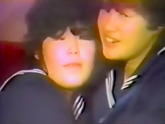 80s Japanese Lesbian and 3P Uncensored