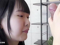 99 9% Natural Purity Akari Serves 7 Of Her Fans With Bl