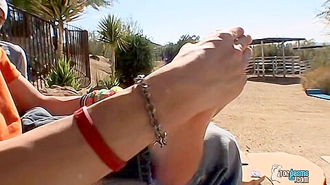 A Gooey Foot Finish For Two Boys - Brendan And Krist Cummings
