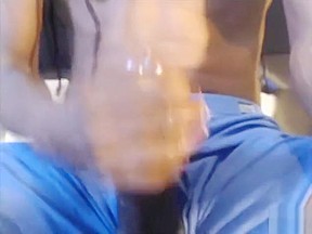 A Hott Black Dude Plays Live On Cam