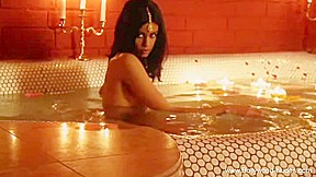 A Lady Dances In A Shadow Of Light To Seduce Her Man