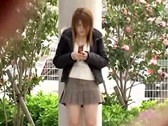 A hard nut to crack babe got skirt sharked after a struggle