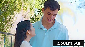 ADULT TIME - Petite teen 18+ Lulu Chu Sneaks Her Boyfriend In For Fuck While Stepmom Is Home!
