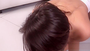 Adorable teenie is peeing and pleasuring bald cunt