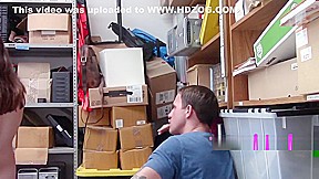 Adventurous brunette teen 18+ engulfing a cop johnson