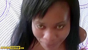 After Hotel Interracial Raw Dogging This Ebony Slut A Copious Facial Cumshot Ensues