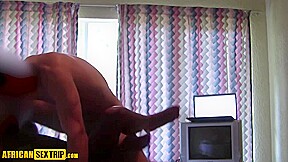 After Hotel Interracial Raw Dogging This Ebony Slut A Copious Facial Cumshot Ensues