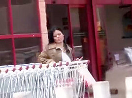 After shopping Step mom gets a stiff cock in her ass