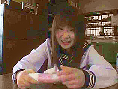 Aki Nagase in niform Purity School