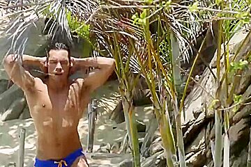 Alejandro Castillo Tops Devin Franco LVP249 01 Beach Blanket Bareback scene 1