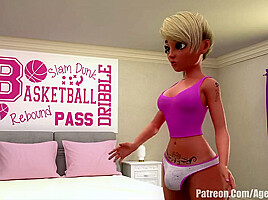 All My Roommates Love 7 - 1 of 2 - Futanari MILF Gets Fucking, Squirts, And Cums Handsfree