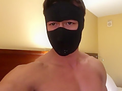Alpha flexes and tease straight guy