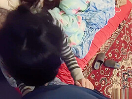 Amateur Asian Cute teen 18+ Suck Cock Hard POV