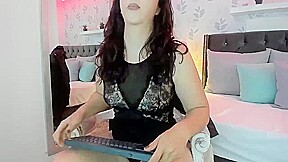 Amateur BBW big ass stocking babe webcam solo
