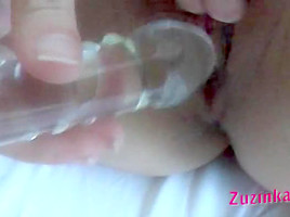 Amateur Czech student 18+ gets horny
