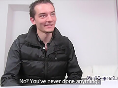 Amateur Intact Guy Fucks