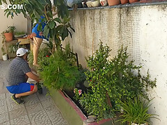 Amateur Sex With The Gardener