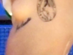 Amateur blonde caught and both holes used at the same time