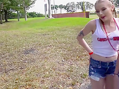 Amateur girls gone wild on the Bangbus