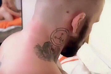 Amazing Xxx Video Homo Tattoo Incredible , Watch It - Davin Strong Tgs, Alex Tanner And Davin Strong