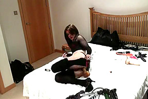 Amazing homemade shemale clip with Webcam, Masturbation scenes