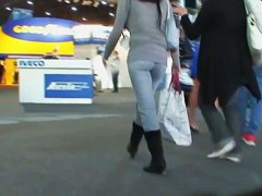 Amazing street candid filmed by an man