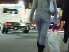Amazing street candid filmed by an man