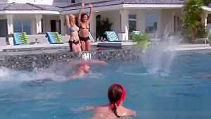 American couples join experienced swingers in an erotic experience in a swinging reality show