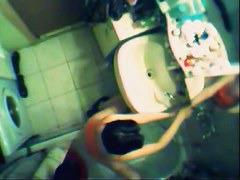 An enticing vid of a floozy in the shower