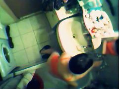 An enticing vid of a floozy in the shower