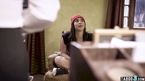 Angela White And Karlee Grey In Busty teen 18+ Fucked By A Therapist And Her Stepfather
