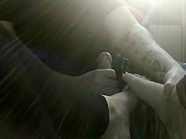 Arab beurette foot workshiped