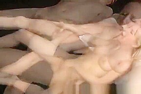 Ashley Jane handjob and with her feet