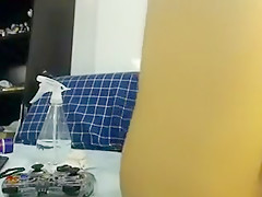 Asian Boy Alone In The Room