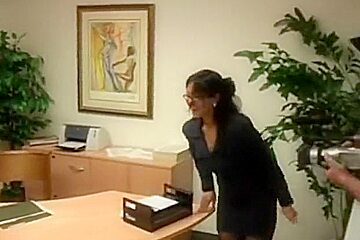 Asian Office Sluts-Lesbian Mika Seduce Avena, Caught By Boss For 3some