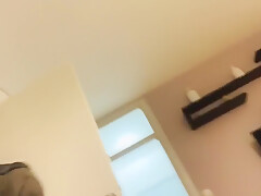 Asian Slut Sucks And Fucks Her Master In The Living Room !