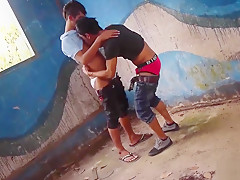 Asian Twinks Benz and Oilver Bareback
