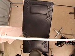 Asian brunette gets her vagina inspected by her gynecologist