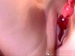Asian cousin plays with her pussy