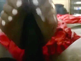 Asian footjob w/ cumshot