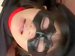 Asian hotties are trying out for super hero school and get