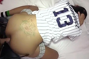 Asian ladyboy pov with creampie