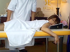 Asian milf has massage and fucking part6