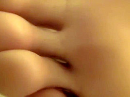 Asian toe wiggling