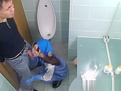 Asian toilet attendant enters the wrong part1